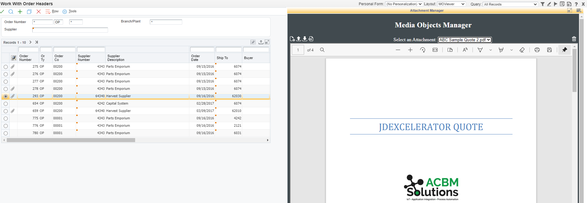 AJAM Media Object Manager